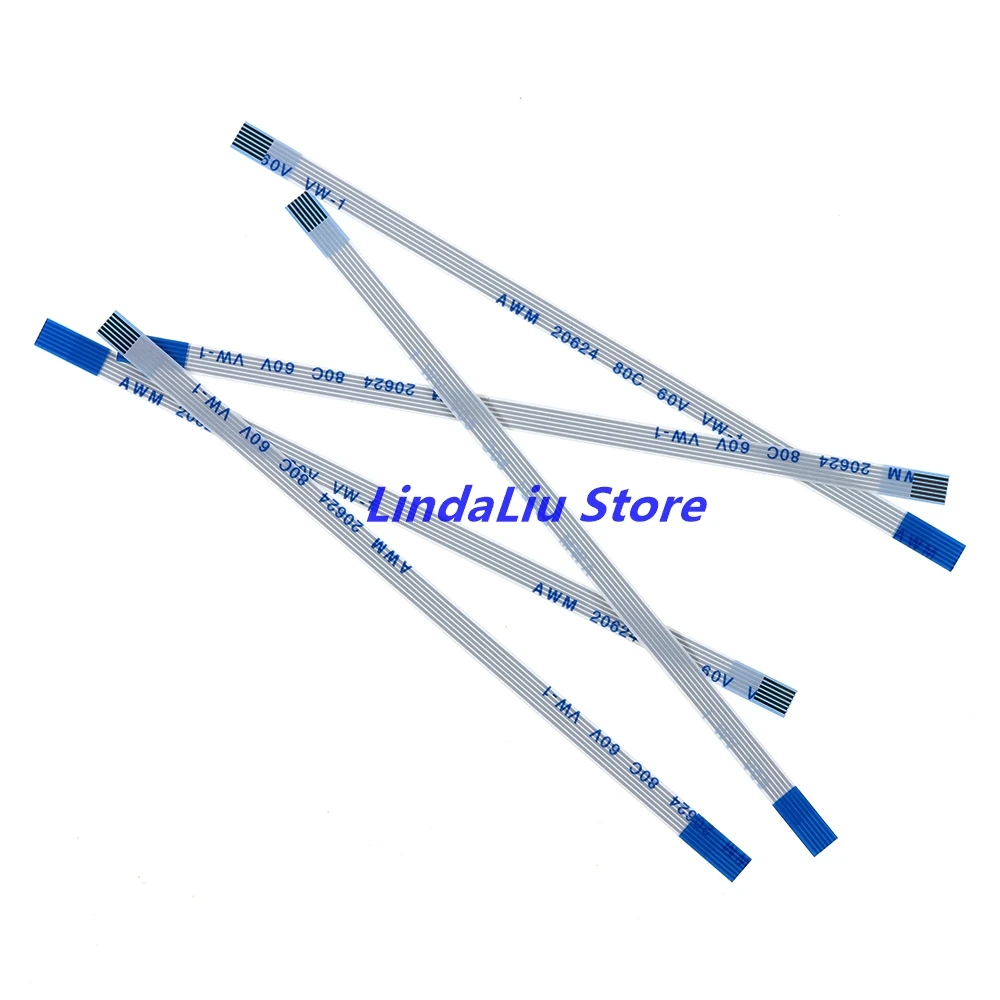 PS3 슈퍼 슬림 3000 4000 CECH-4000 PS3 6Pin 전원 스위치 케이블 용 100PCS 6pin On/Off 전원 리본 케이블