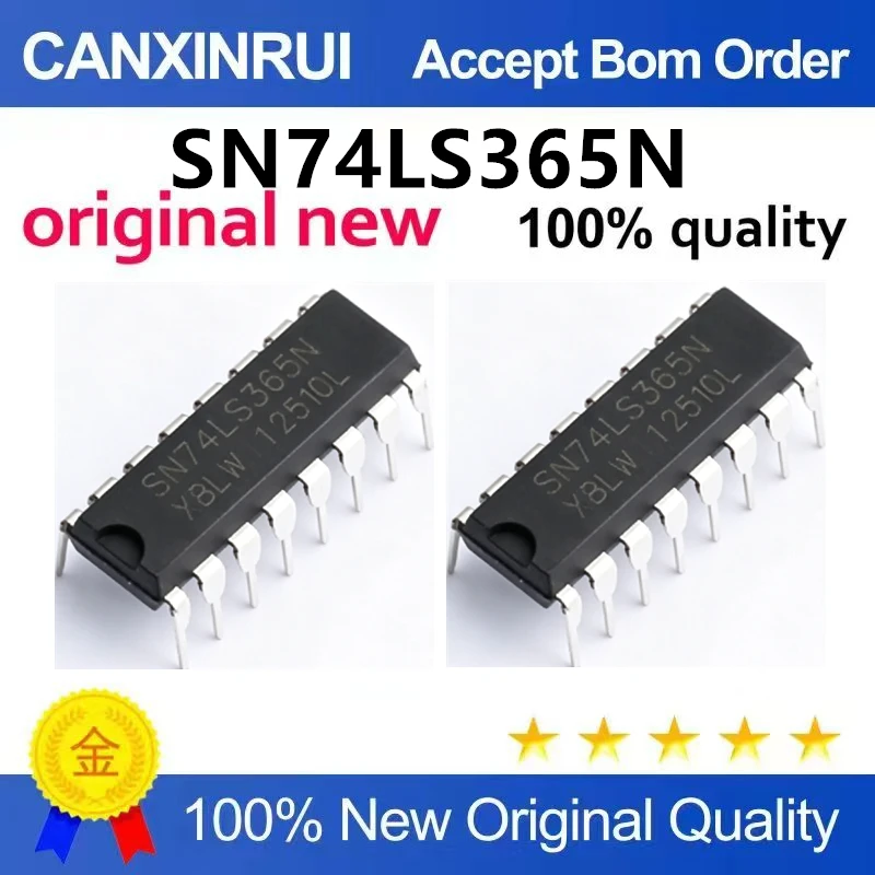 (5pcs-10pcs)New original SN74LS365N six bus driver direct insertion
