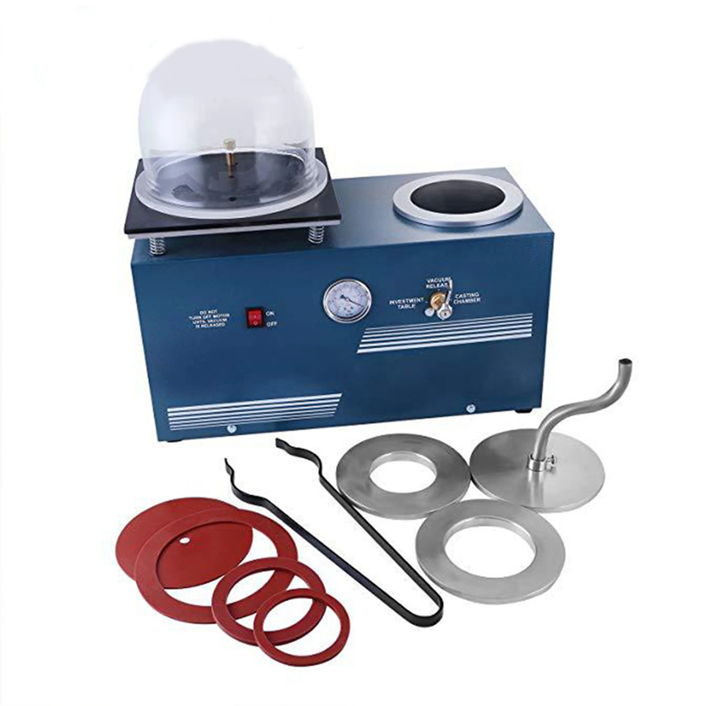 Hot Selling 2L Jewellery Vacuum Investing Casting Equipment Lost Wax Vacuum Cast Machine Mini Jewelry Vacuum Casting Machine