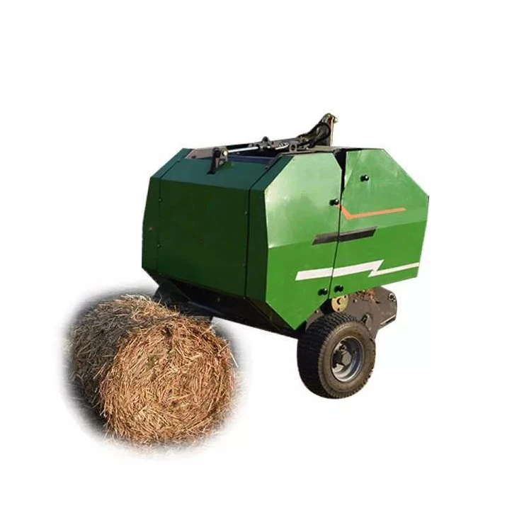 High Quality Hay Baler / Mini Hay Baler Machine Grass / Tractor Round Hay Baler Factory Direct Sales