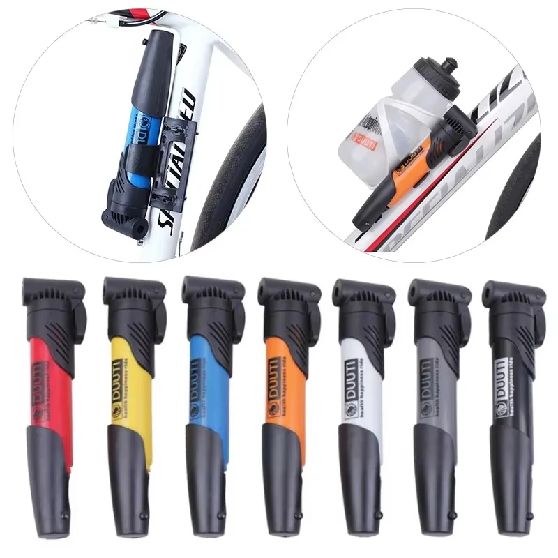 Portable Bicycle Pump Aluminum Alloy Multicolour Bike Hand Air Pump Outdoor Cycling Inflator For Schrader Presta AV/FV Valve