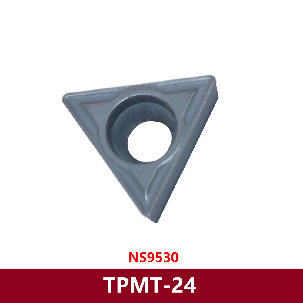 Original TPMT090204-24 NS9530 Carbide Inserts TPMT 090204 TPMT0902 24 CNC Lathe Tools Machine Holder Turning Blade Cutter TPMT09