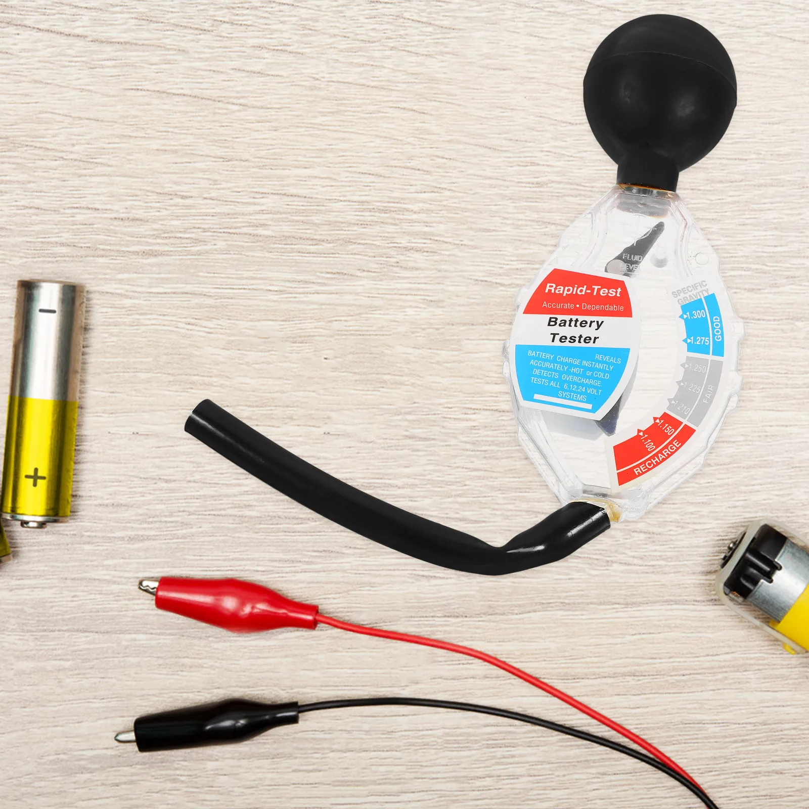 جهاز اختبار كثافة المحلول الكه - مراجعة Battery Hydrometer Specific Gravity Tester وسعره