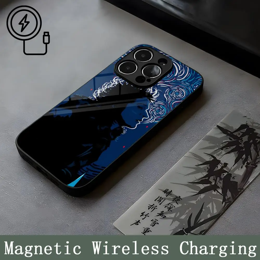 Soda Stereo Band Strong Magnetism Glass For IPhone 14ProMax 15 13 12 15 11 Pro XS Max Plus Mini Coque