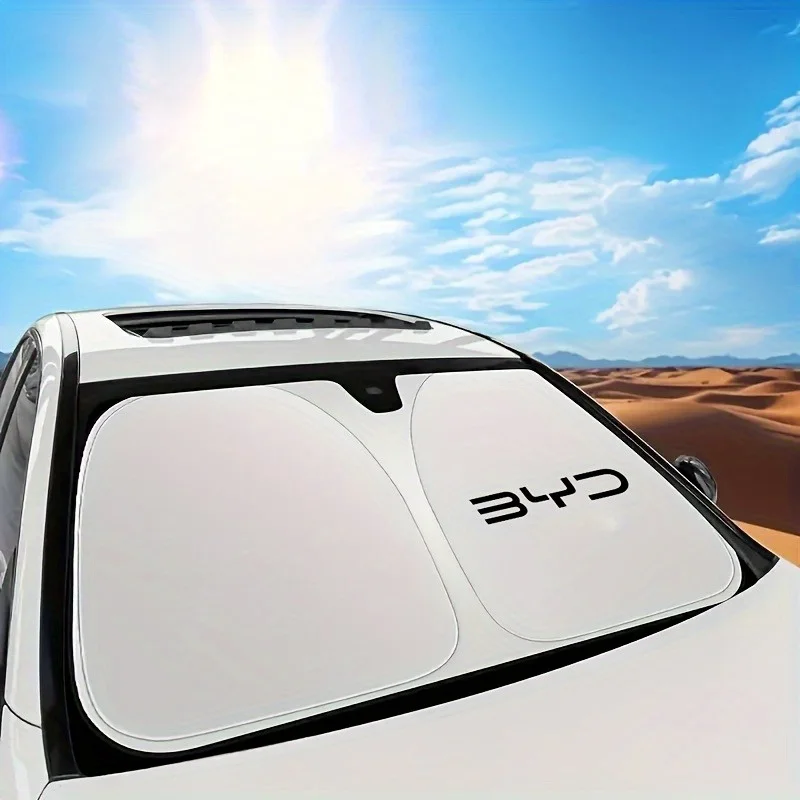 Der Sonnenschutz an der Frontscheibe von BYD-Fahrzeugen blockiert ultraviolette Strahlen und schützt vor schädlichem Licht. – Detail 3