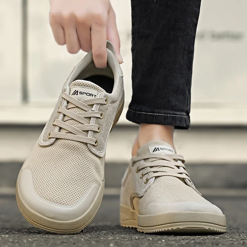 

New Unisex Wider Shoes Breathable Mesh Men Barefoot Wide-toed Shoes Brand Flats Soft Zero Drop Sole Wider Toe Sneakes Plus Size