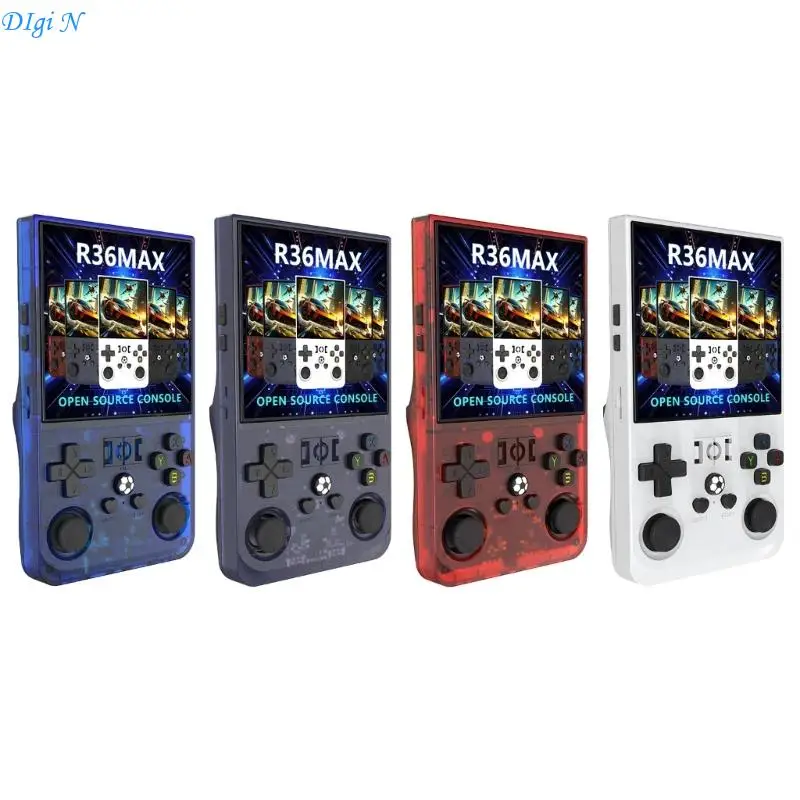 

Rechargeable Portable Pocket Game Console with 4inch IPS Screen Linux System R2LB