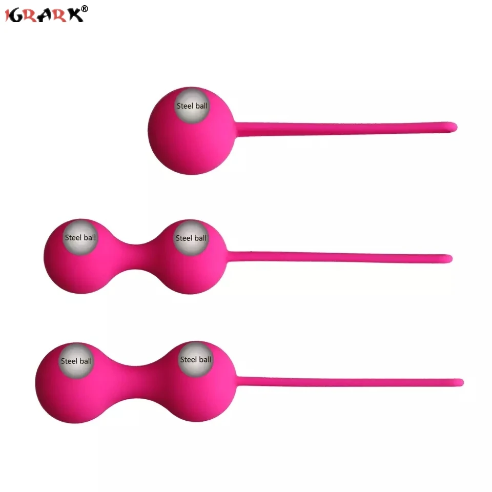 Female Vibrating Vagina Ball Vaginal Tight Exercise Massager  Jumping Egg Anal Beads Plug Adult Sex Toys for Women Geisha Balls