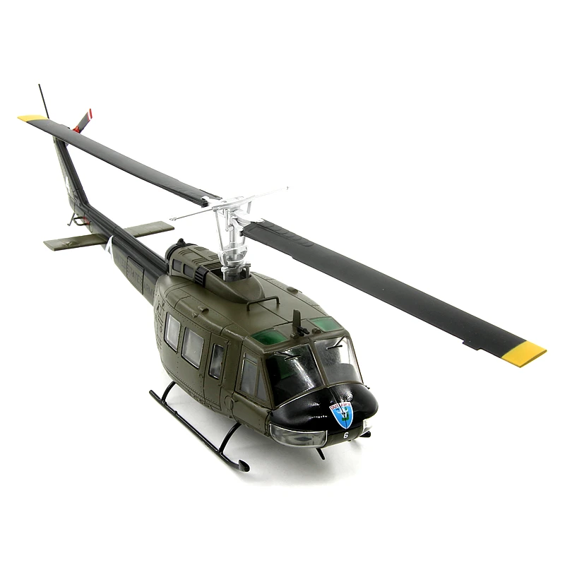 Diecast 1/48 Scale Unique Novelty Airplane US Army UH-1H Helicopter Alloy Aircraft Model Boutique Decoration Display Collection