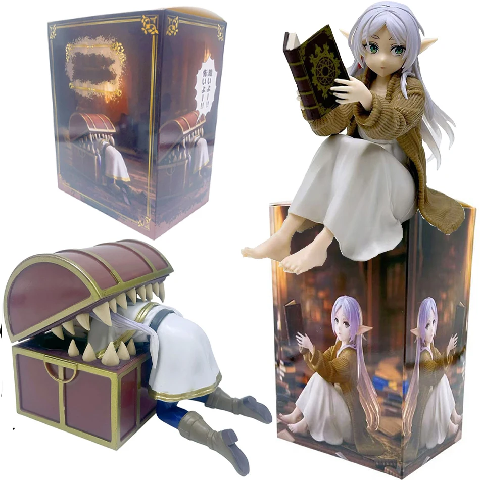 Frieren Beyond Journey's End Frieren Treasure Box Monster Anime Figure Toy Fern Noodle Stopper Action Figurine #1