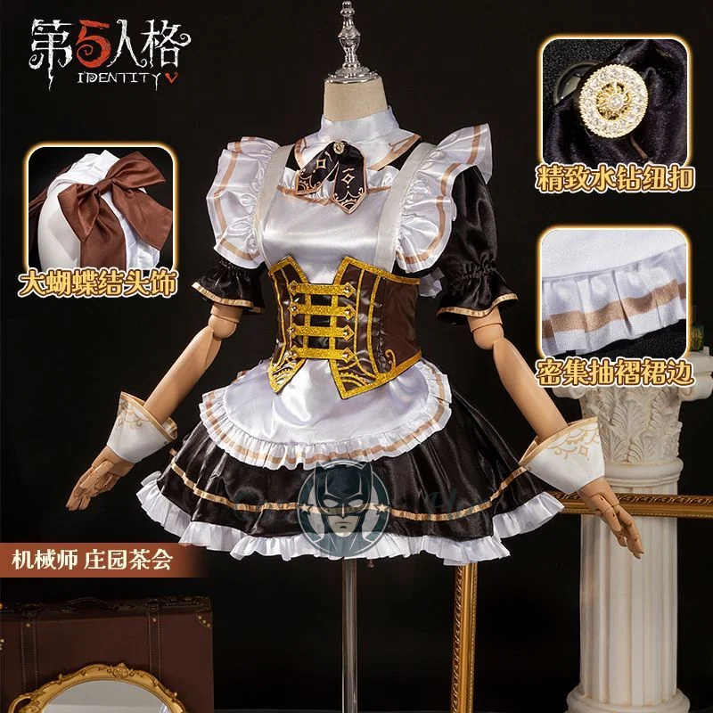 Игра IdentityV Tracy Leznick Machinist Косплей Костюм Lockheart Униформа Костюм Хэллоуин Карнавал Вечеринка Игра Ролевая Аниме Одежда