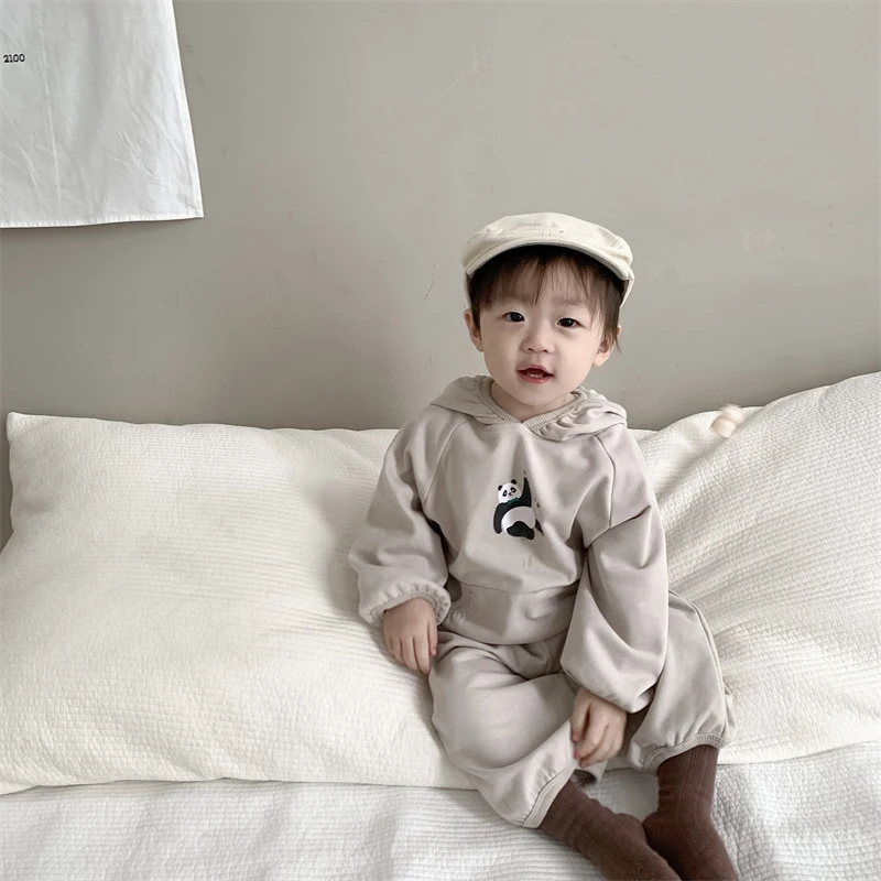 Children's Spring Clothing Korean Edition Children's Spring Clothing Baby Baby Sweater Set