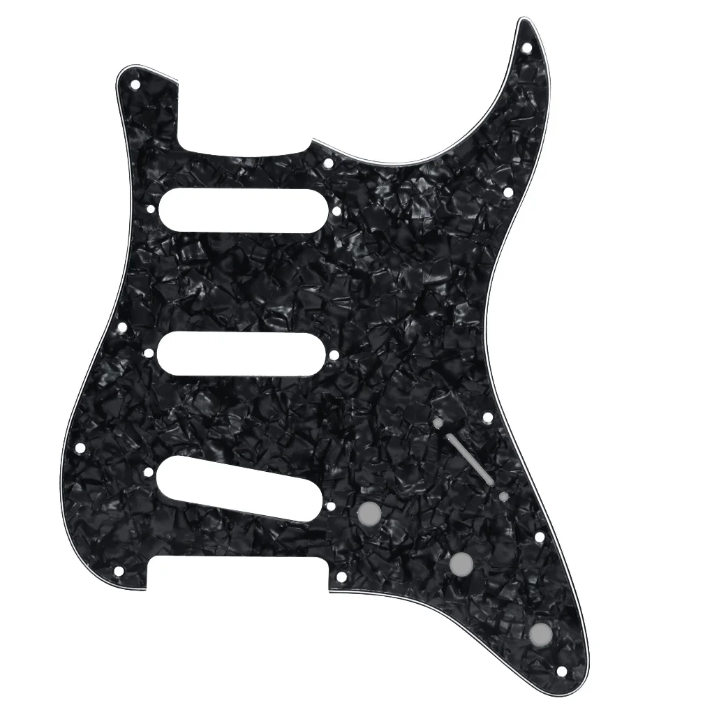 FLEOR SSS 11-Loch-Gitarren-Schlagbrett ST-Kratzplatte mit Schrauben für Gitarrenzubehör, 13 Farben zur Auswahl – Detail 10