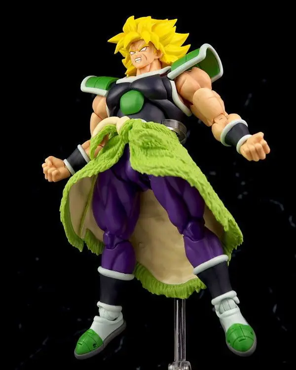 Dragon Ball Bandai Shf Super Figureassembly Model Broli Black Hair Super Saiyan Decorations Children's Birthday Gifts Best Gift