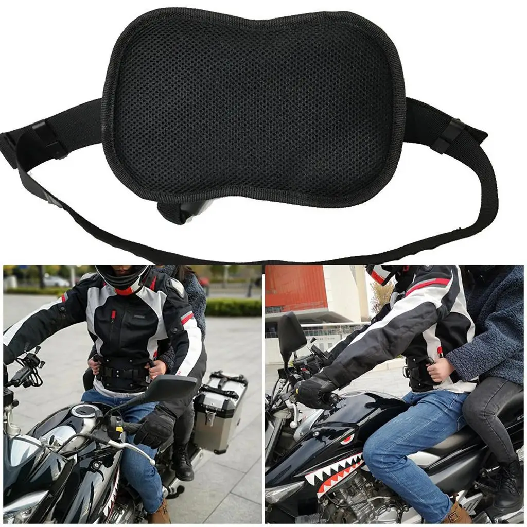 Oxford Cloth Safety Harness Strap for Kids Rear Seat Grab Bar Motorcycle Passenger Handles for Motorcycle Motocross ATV Scooter