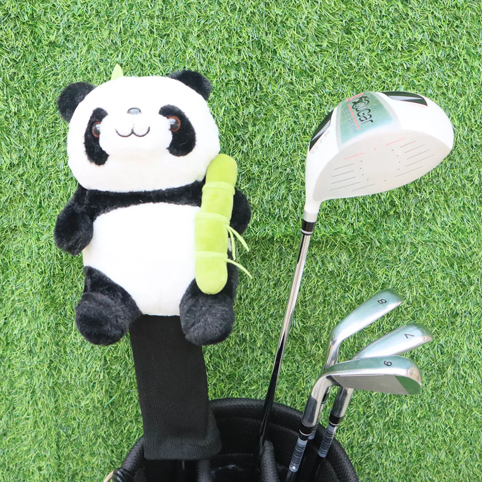 

Plush Panda Golf Head Cover Set, Animal Design Driver/Fairway Protector Headcover for Golfers Gift