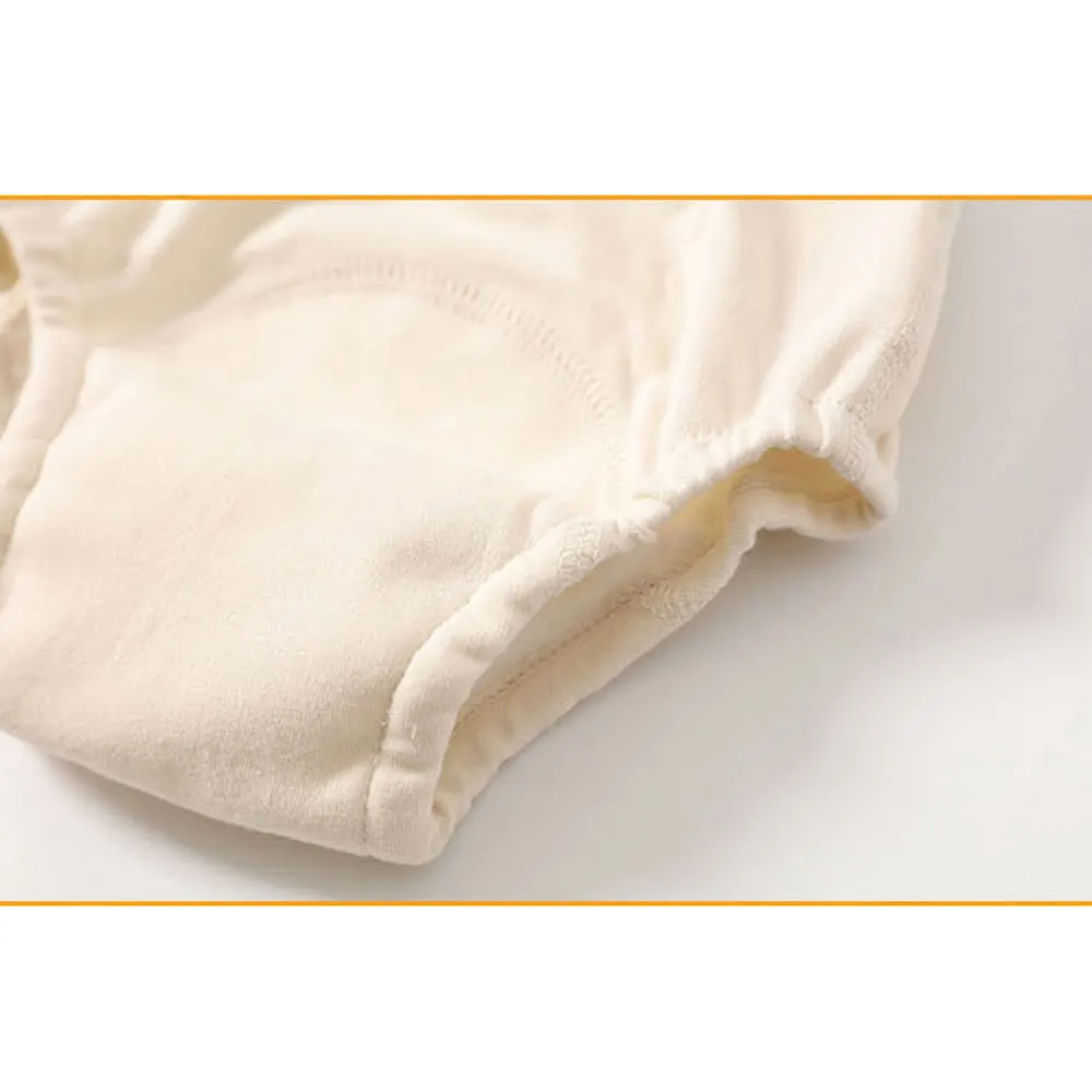 Reutilizável Bebê Potty Calças De Treinamento, WC Trainer Calcinha, Fralda Roupa Interior, Fraldas De Pano, Respirável Diper Panties Set, 12Pcs