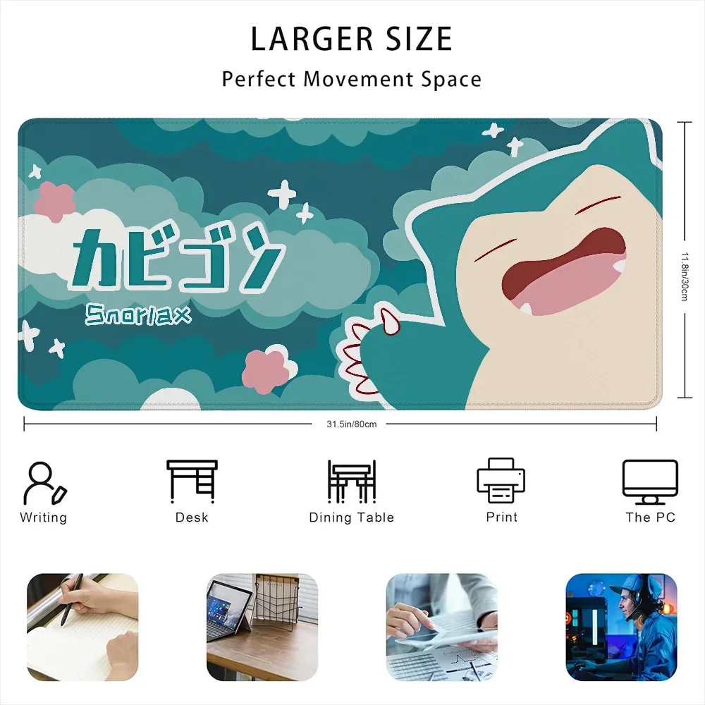 Покемон игровой ноутбук горячий коврик коврики для мыши коврик для мыши геймер настольный коврик компьютерные аксессуары настольный коврик Mausepad настольные коврики клавиатура ПК