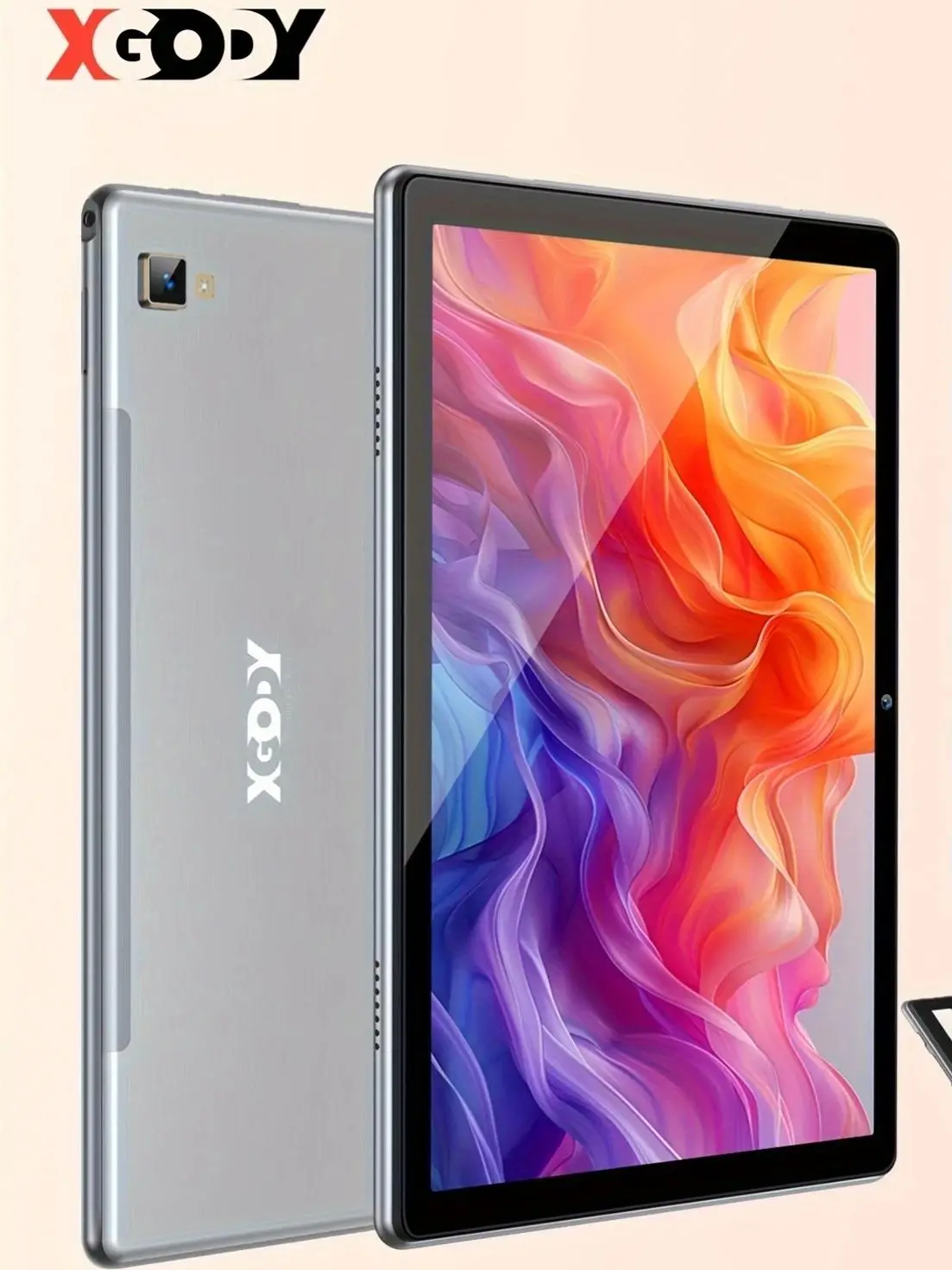 XGODY P60 Android 15 Tablet 10.1 inch 2K scherm, UNISOC T606, max. 24GB RAM, 256GB ROM, 8000mAh, 10W snelladen, 4G LTE, GPS - afbeelding 2