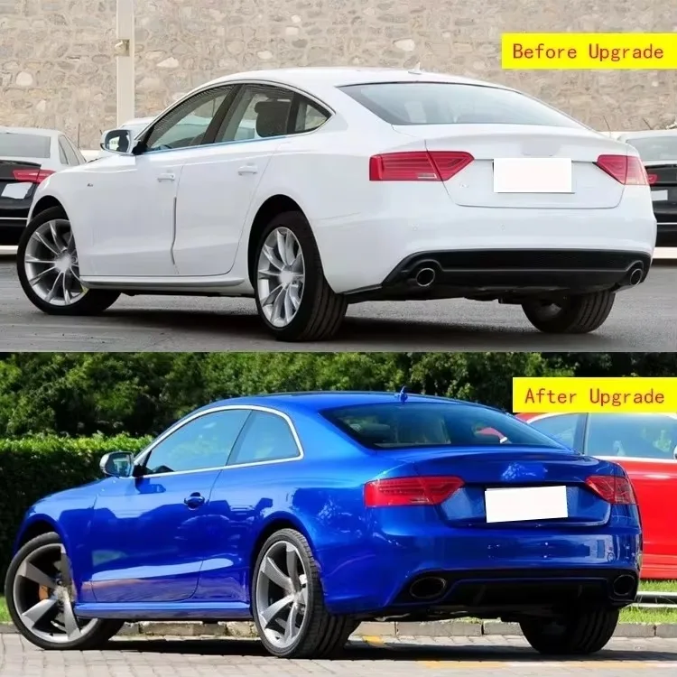 New style Car Accessories 2 and 4 Door A5 S5 B8.5 13-16 Upgrade RS5 Body Kits Front Rear Bumper Grille Front Lip Body Kit for Au view 5