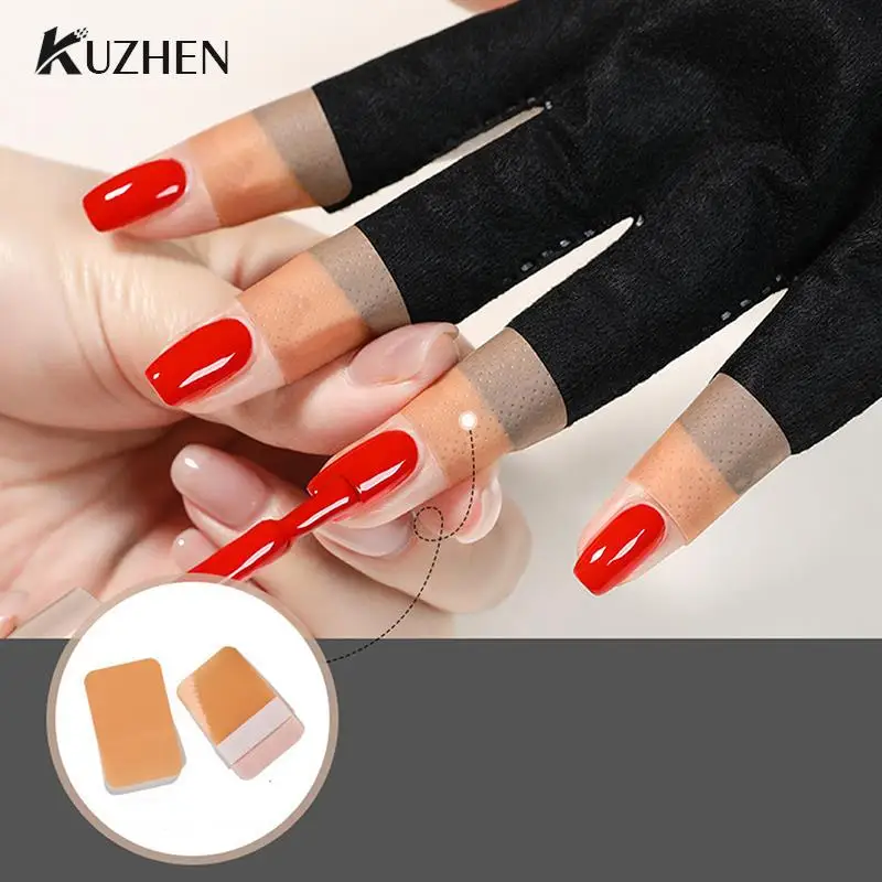 Anti UV Radiation Protection Gloves LED Lamp Nail UV Protection Glove Nail Art Gel Nail Dryer Light Nail Art Equipment