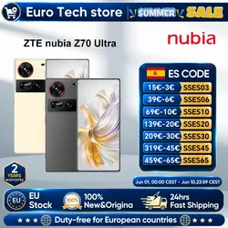Nubia Z70 Ultra 5G – Smartphone Gaming 144Hz con IP68 y Gran Batería
