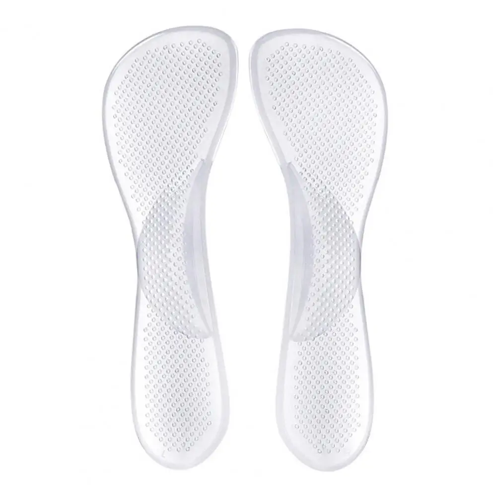 Sandals Insoles Arch Support Insoles Transparent Breathable High Heel Cushion Inserts for Stress Relief Pain Relief for Blister