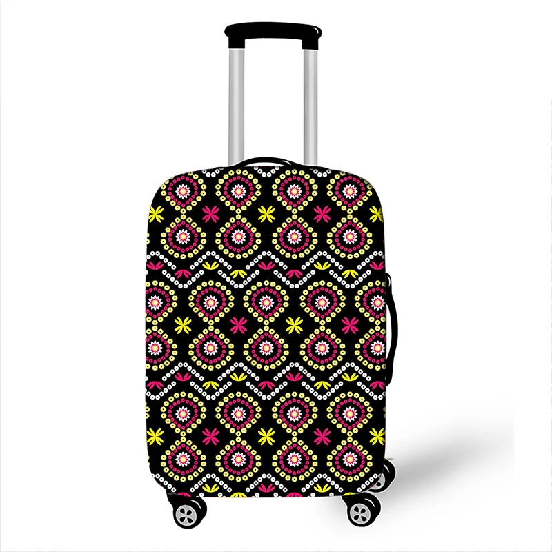 Gypsy Romani Flag Graphic Print Luggage Cover Travel Accessories Anti-dust Suitcase Protective Covers Elastic Trolley Case Cover