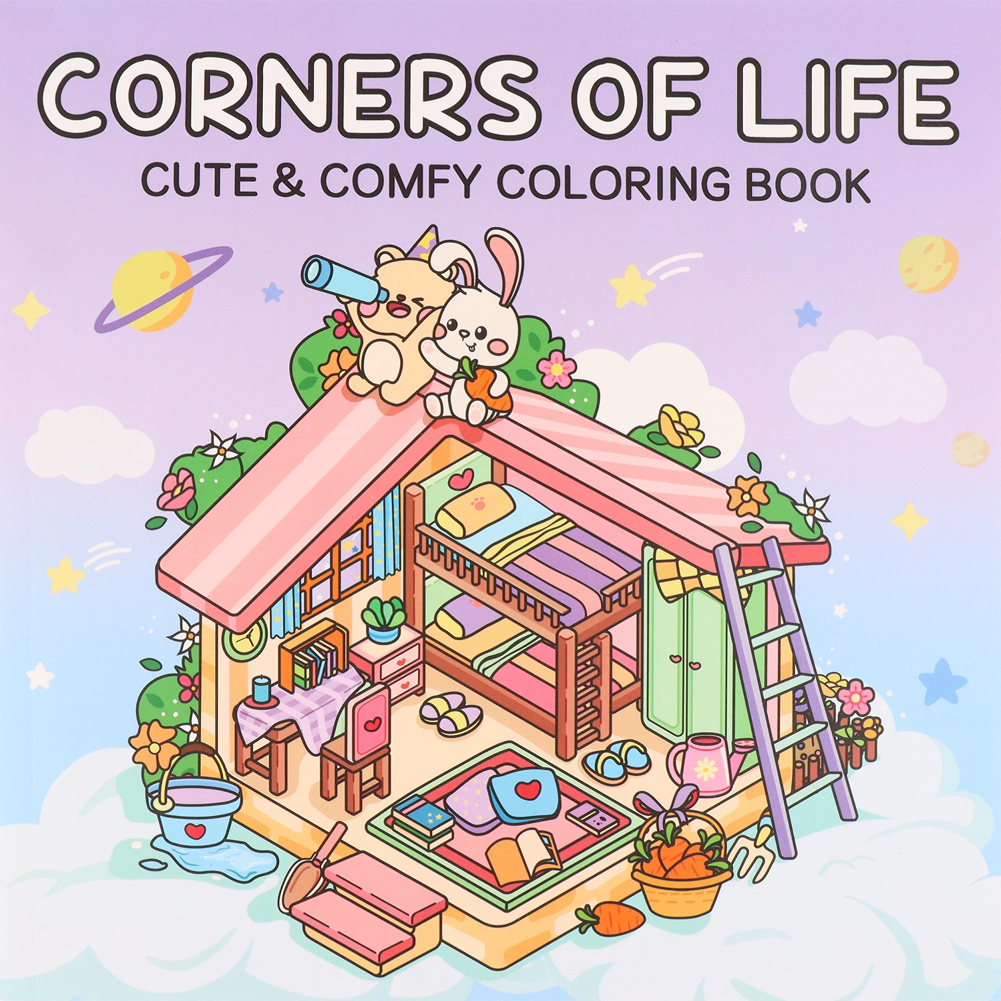 كتاب تلوين لطيف وقلب للحياة اليومية، يجب اقتناؤه لتخفيف التوتر والاسترخاء والعناية الذاتية. #2