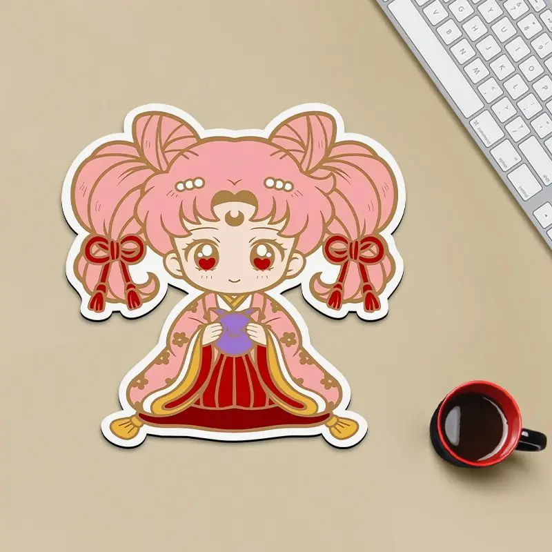 

Sailor Moon Peripherals Trumpet Alien Originality Kawaii Cartoon Portable Handle Official Business Household Non-slip Mouse Pad