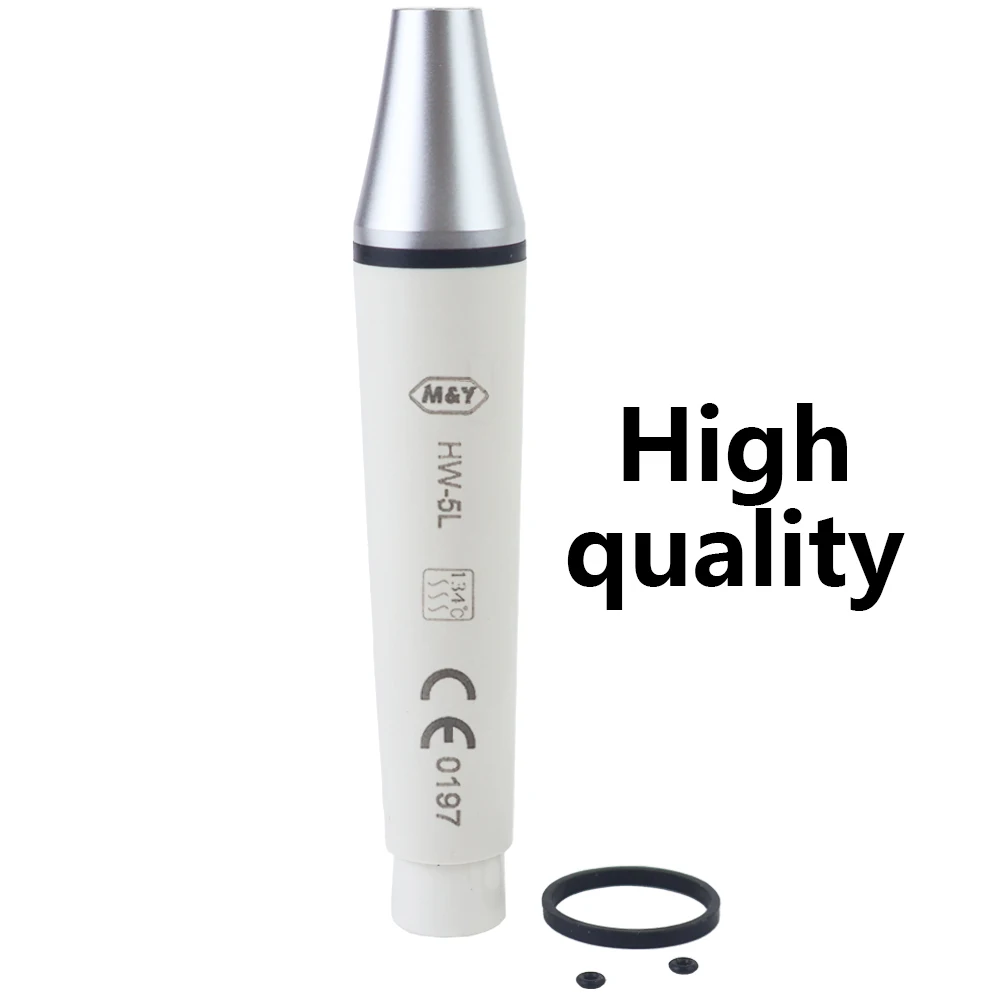 Ultrasonic Scaler Handpiece Dental Ultrasonic Piezo Scaler Handle Metal Head HW-5L With LED Fit EMS Scaling Tips