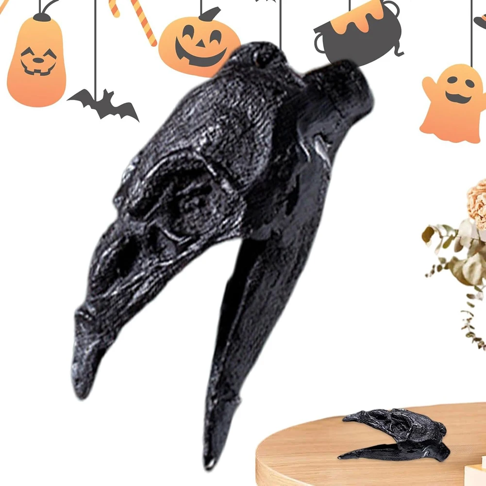 Halloween Crow Beak Death Whistle with Weird Sound Real Screaming Whistle Death Whistle Loud Ornament for Application