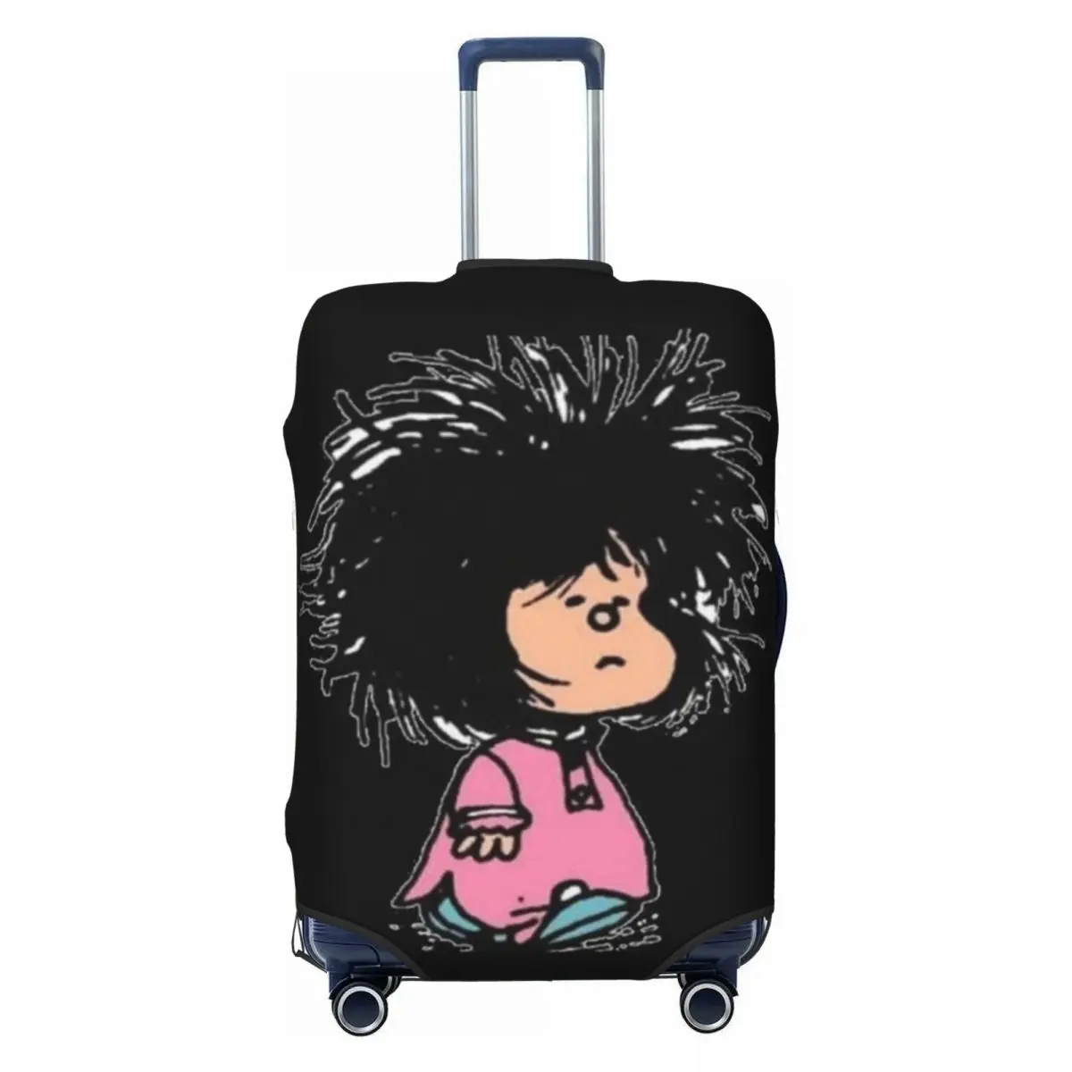 Mafalda Quino Coprivaligia Fumetti Carino Pratico Protezione da Viaggio Accessori per Bagagli Volo