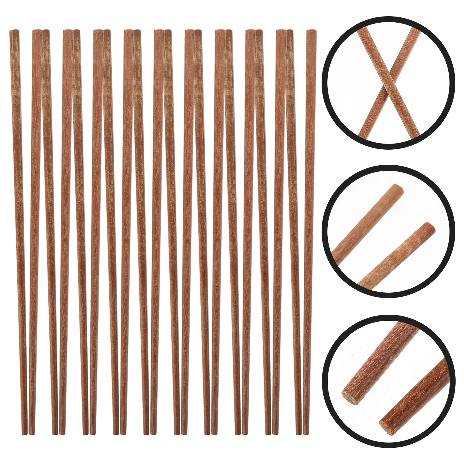 

10pcs Hotpot Chopsticks Extra Long Natural Wooden Cooking Chopsticks For Frying Barbecue Noodles Serving Tools Kitchen Utensils