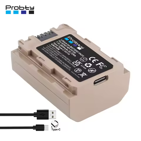2800mAh NP-FZ100 NPFZ100 NP FZ100 Battery w 5V/1A Type-C input for Sony BC-QZ1 a9 a7R III a7 III A9R 9S A9S A7R3 7RM3 A7m3
