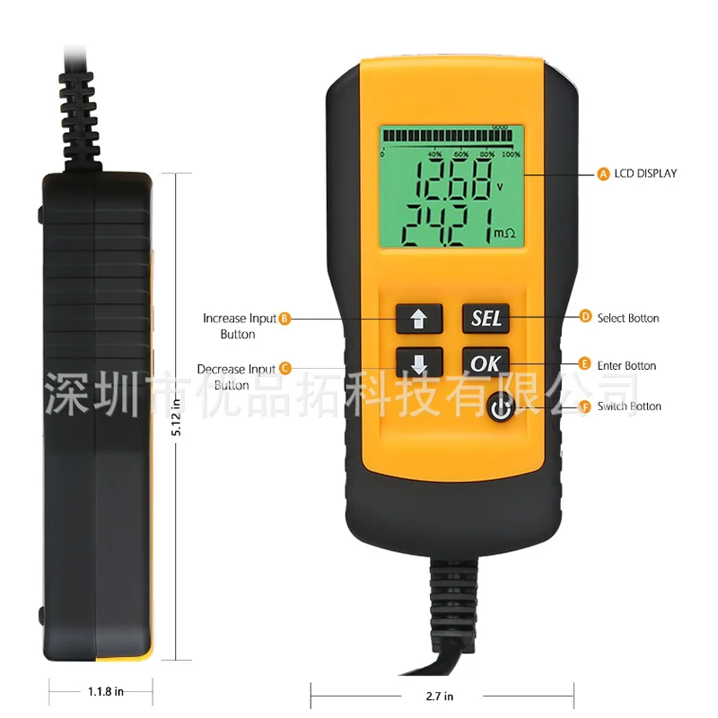 

AE300 Electric Vehicle Tester Battery Tester Battery Capacity Measurement Vehicle Voltage Detection