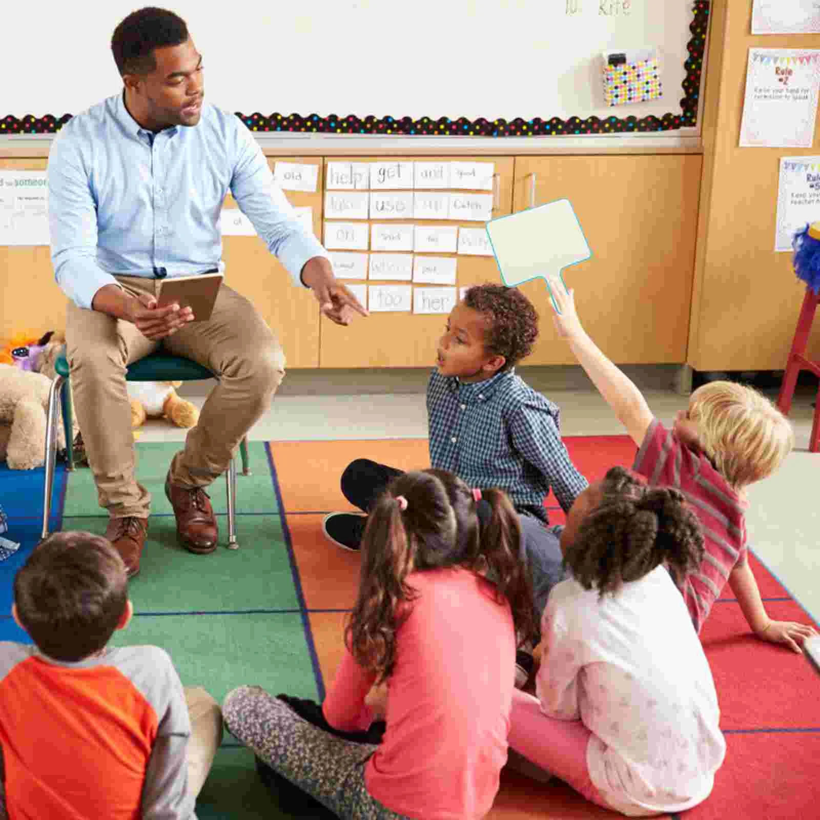 Mini Whiteboard Portable Answer Writeable Quick Response Boards Magnetic Handheld