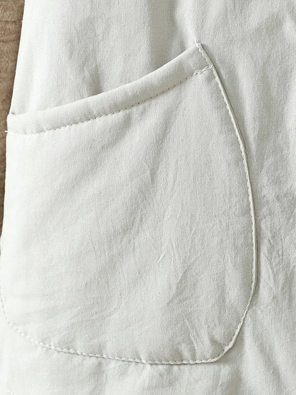 سترة قطنية نسائية فنية للخريف والشتاء Thiened مستديرة Ne بزر واحد للإغلاق لون نقي للتنقل Sle Faionable