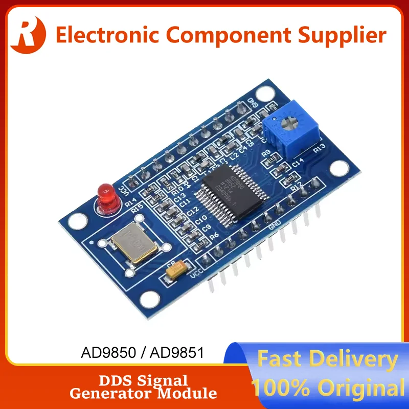 DDS Signal Generator Module Development Board AD9851 AD9850 2-Sine Wave 2-Square Wave 0-70MHz 0-40MHz Low-Pass Filter BRAND NEW