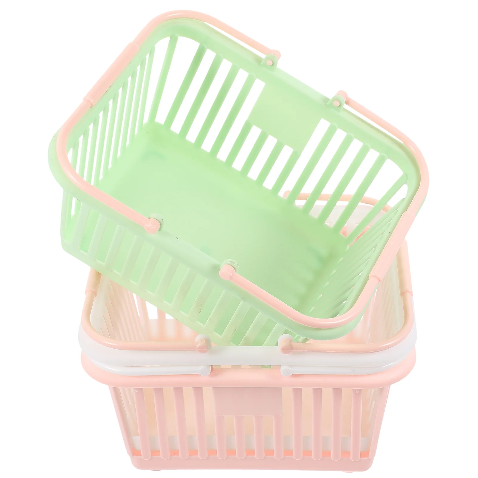 3 Pcs Wire Basket Storage Bath Small Plastic Baskets for Classroom Hollow The Tote Bag