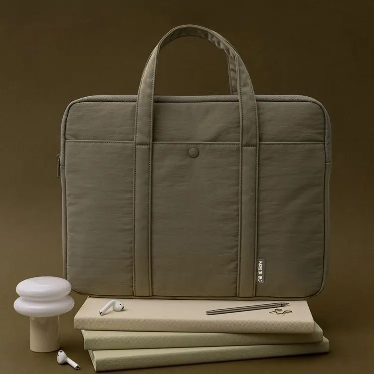 الحد الأدنى بلون حقيبة لابتوب لماك بوك اير برو 13 14 15.6 16 بوصة سعة كبيرة حمل حقيبة كمبيوتر محمول واقية