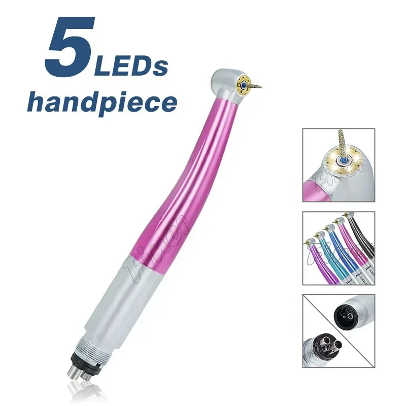 E-generator LED airotor handpiece den tal Borden 2 hole handpiece den tal high speed handpiece