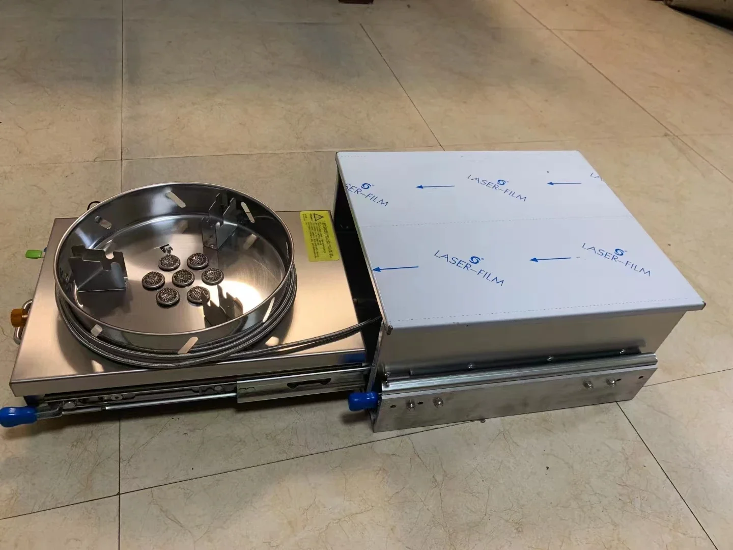 Portable Stainless Steel Pull-out Gas Stove Burner With Integrated Sink And Faucet