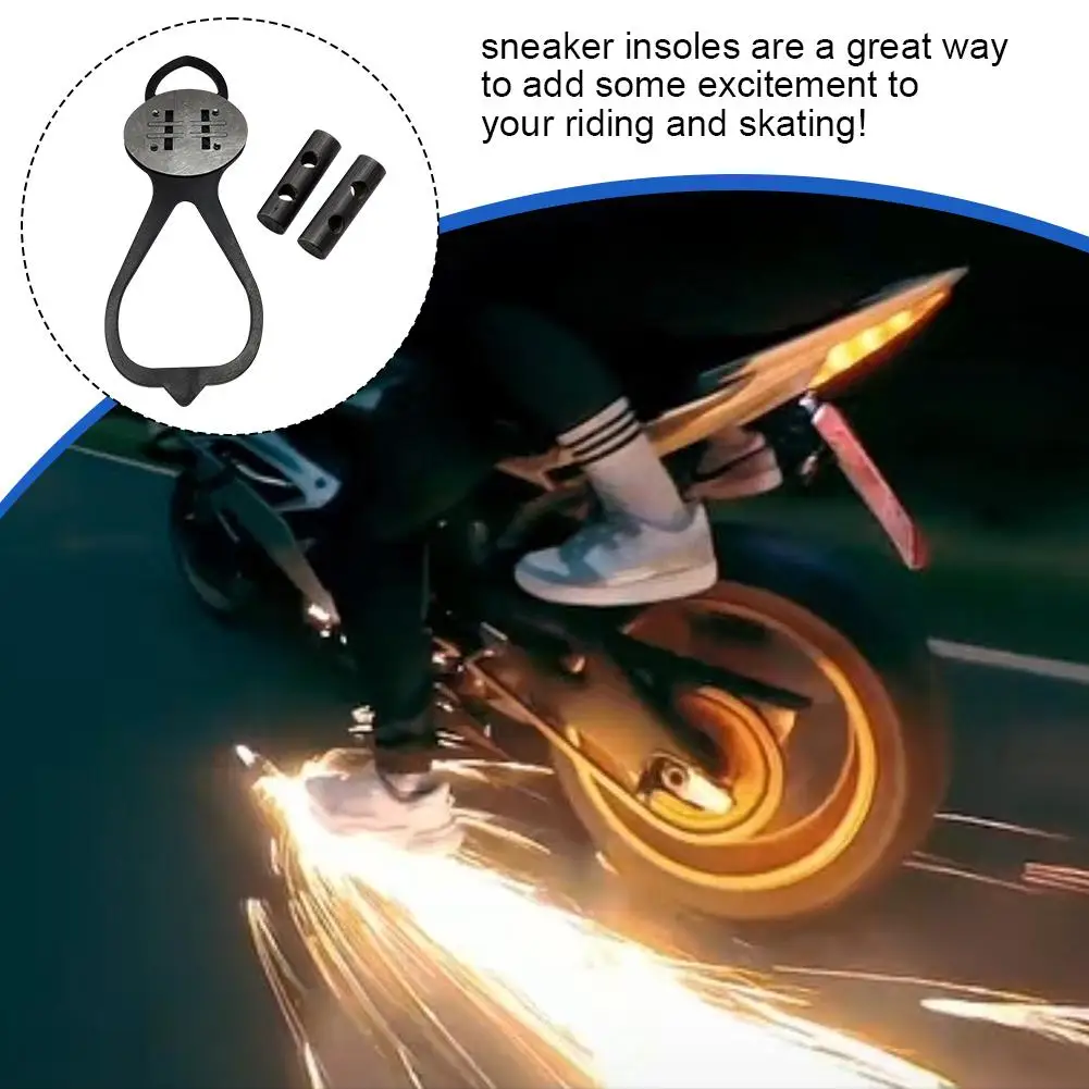 New Bicycle Motorcycle Sole Special Effect Flame Device Outdoor Spark Cycling Spark Skateboard Spark Riding Tool