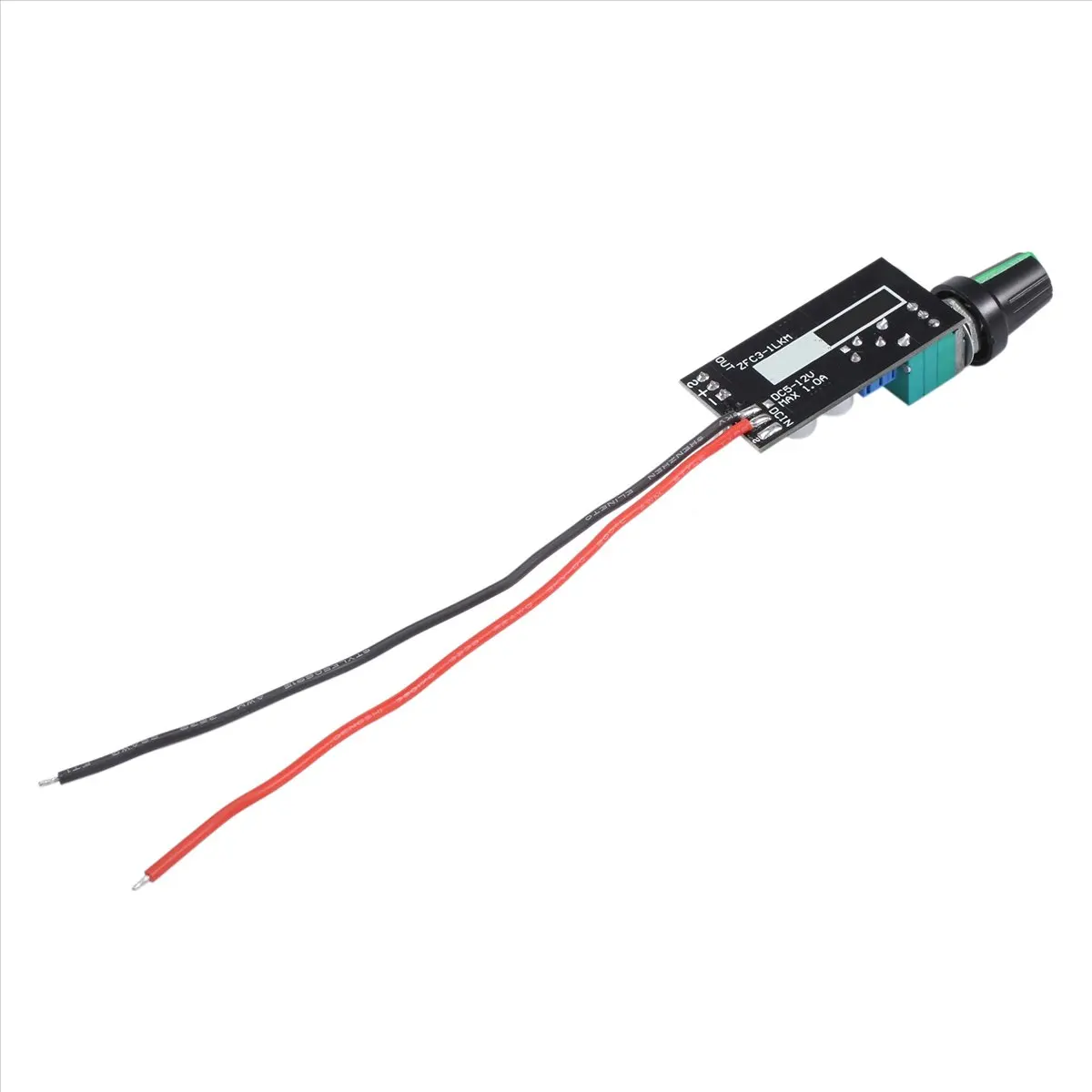 DT89 HOT DC 5V 12V Adjustable PWM Fan Speed Controller+Knob Switch 2/3 Wire Fan Speed Governor Noise Reduction Can Be Shut Down