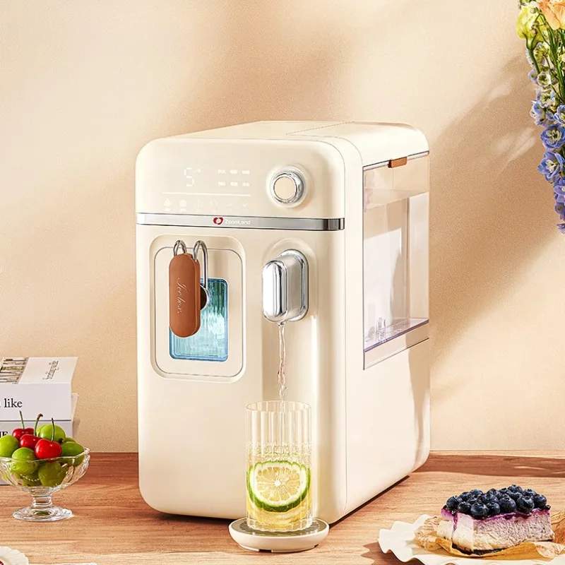 

Ice making water dispenser all-in-one machine, refrigeration and heating all-in-one machine, small ice cube ice maker