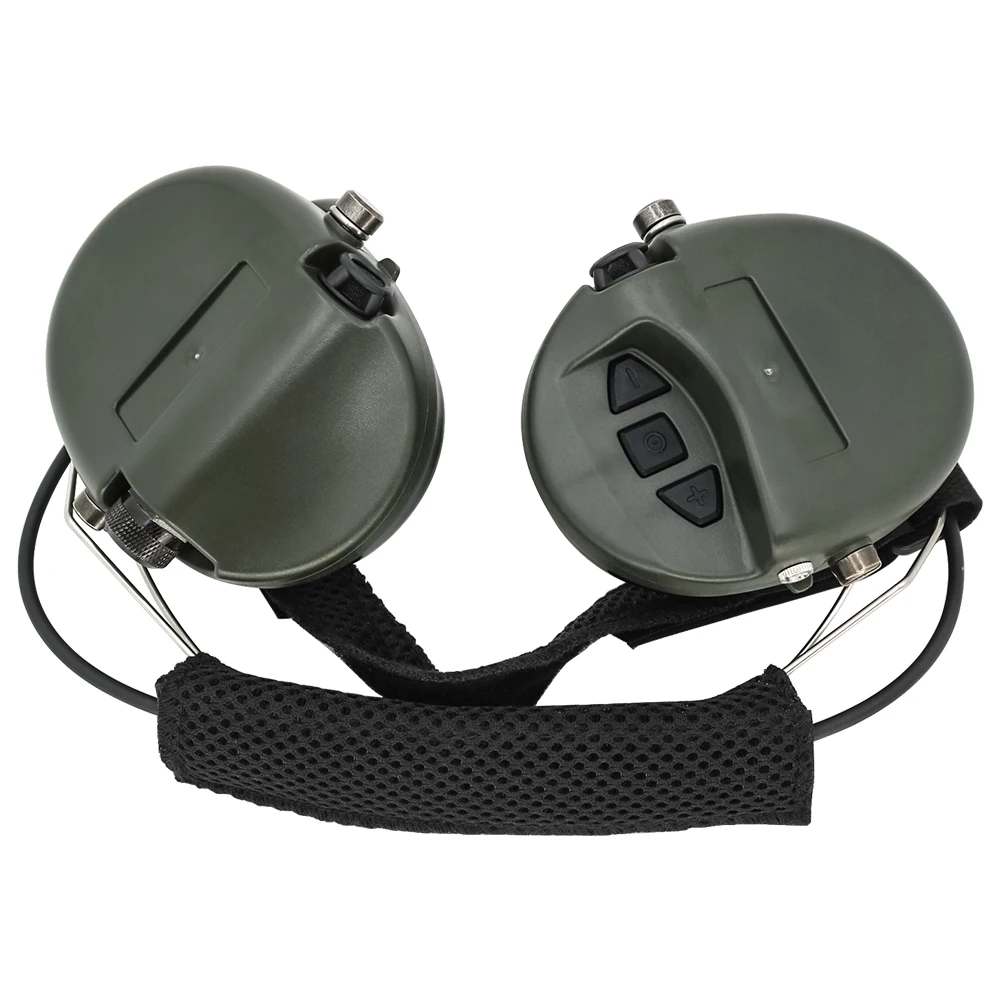 Casque antibruit sans microphone, édition Airsoft Dulup 514, cache-oreilles en éponge supérieure