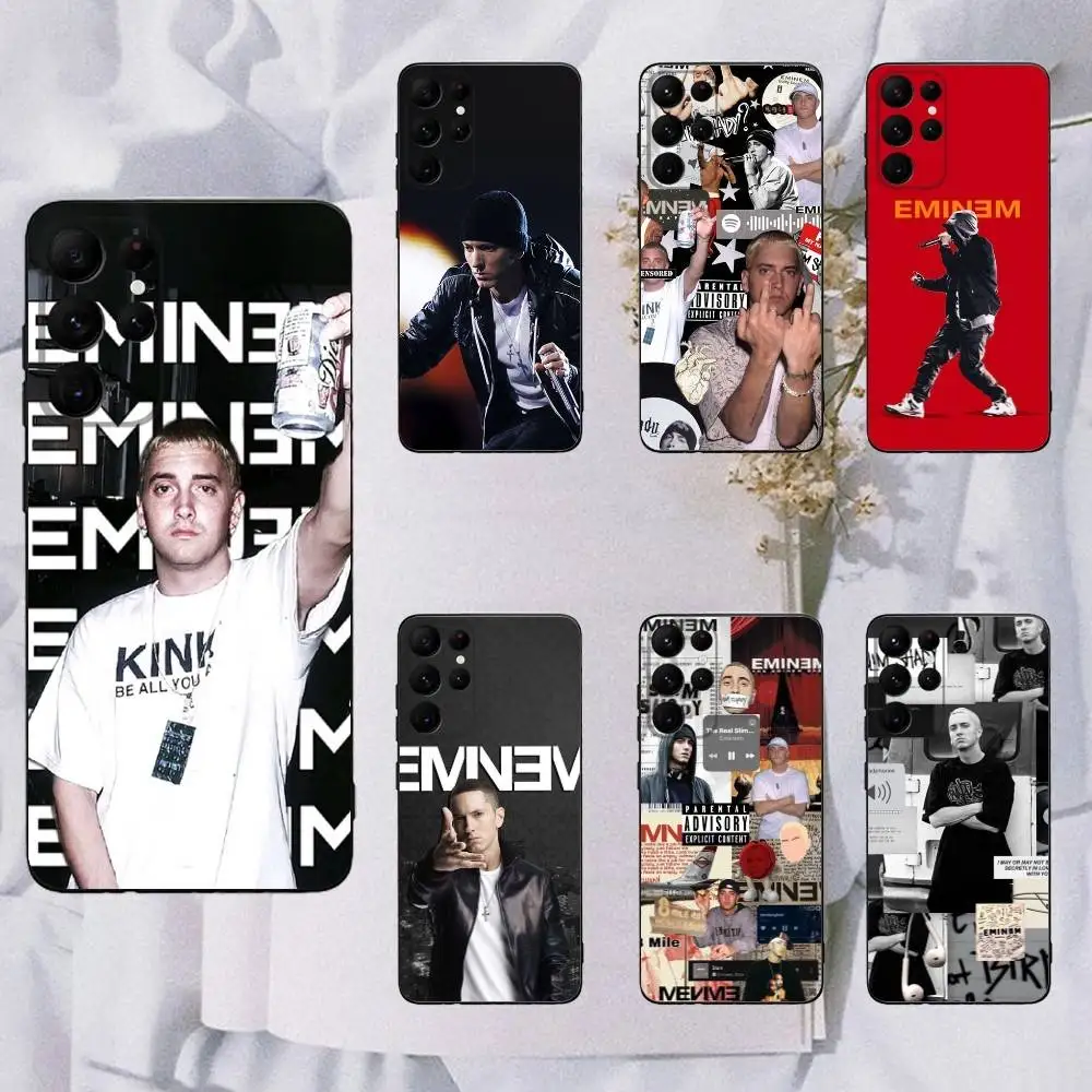 

Singer Eminem-S Phone Case For Samsung Galaxy A13,A21s,A22,A31,A32,A52,A53,A71,A80,Soft Black Shell