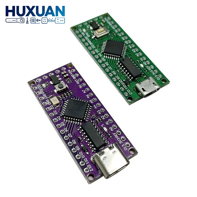 1Pcs LGT8F328P LQFP32 MiniEVB Module with Crystal Replace Nano V3.0 ATMega328P Compatible with  IDE Development