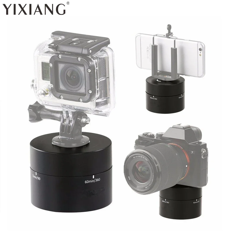 Alloy Ball Head Tripod Heads 360 Degrees Panning Rotating Time Lapse Stabilizer Tripod Adapter for Gopro Canon DSLR